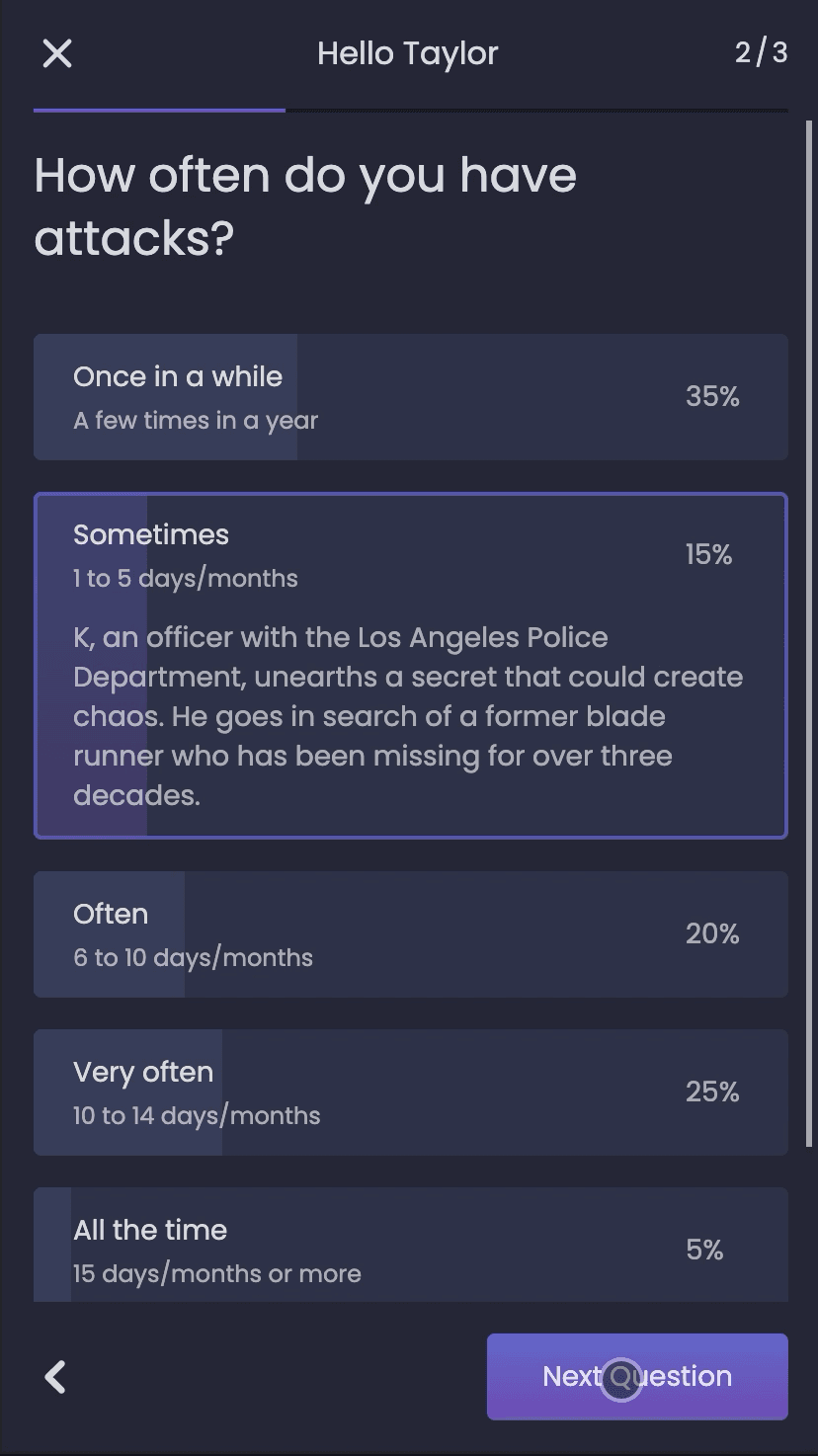 Taylor questionnaire full flow